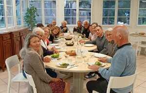 Dîner à notre hébergement