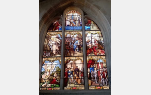 Vitrail  d'une église de Joigny