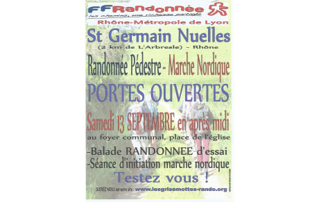 PORTES OUVERTES CLUB - SAISON 2025 2026 : rendez vous pour les marcheurs